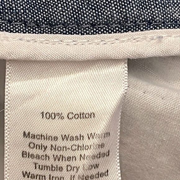 Womens’ Talbots Blue Cotton Capri Pants Size 6 - Picture 3 of 4